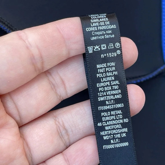 Ralph Lauren RLX sporty scuba cobalt blue jacket with zippers size medium - Picture 10 of 10